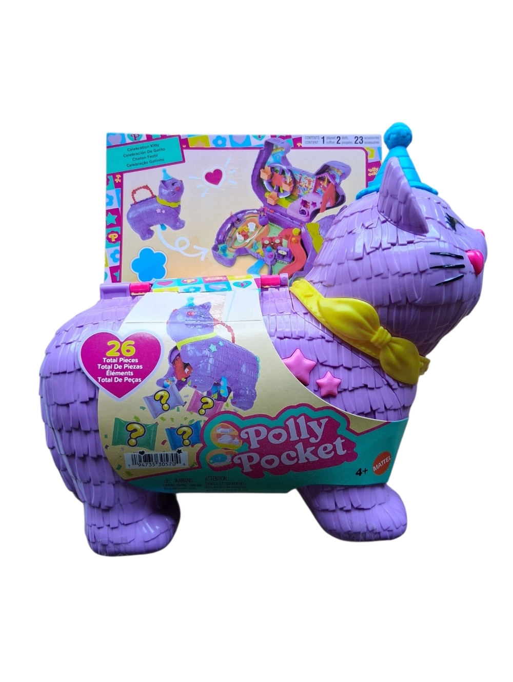 NWT Polly Pocket Celebration Kitty 26 Pieces